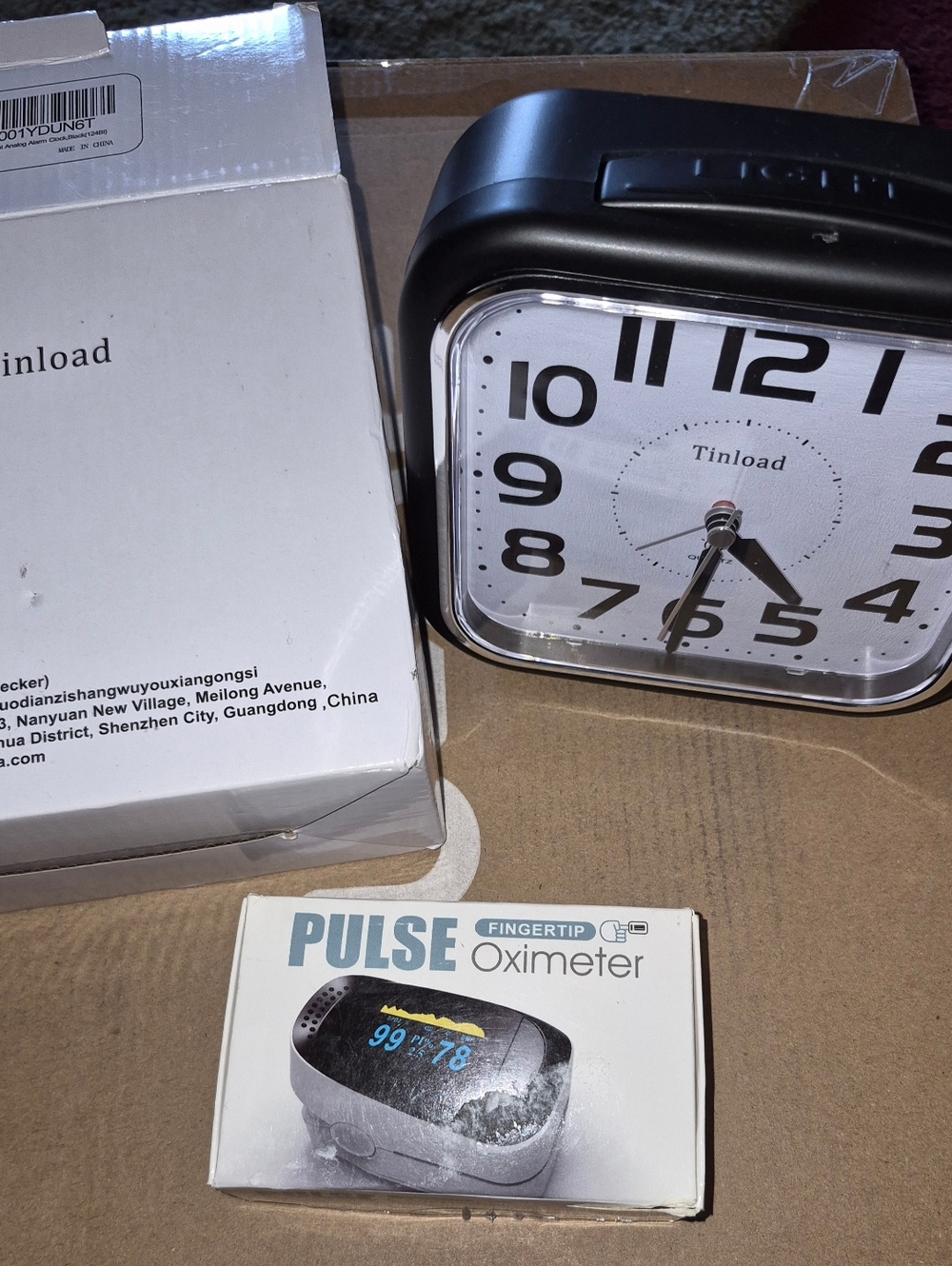 Pulse Fingertip Oximeter & Alarm Clock
